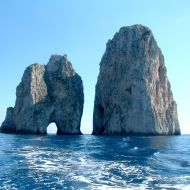 Capri skaly Faraglione